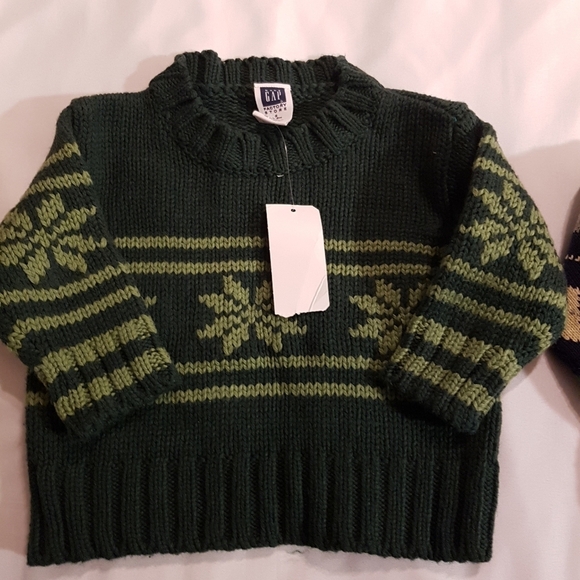 GAP baby 2 knit baby boy 3-6 months boys sweaters - Picture 2 of 8